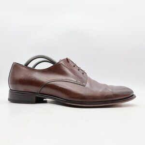 To Boot New York Men's Size 10 Adam Derrick Brown Leather Plain Toe Dress